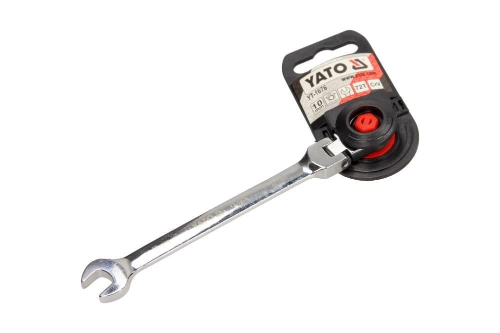 YT1676 Yato Flexible ratchet combination wrench 10 mm