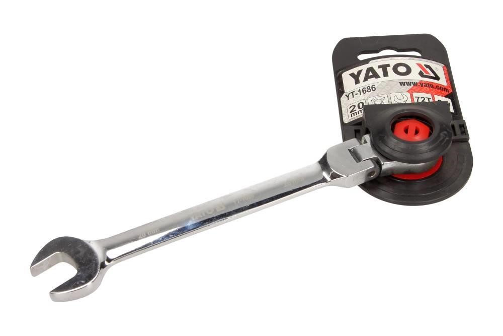 YT1686 Yato Flexible ratchet combination wrench 20 mm