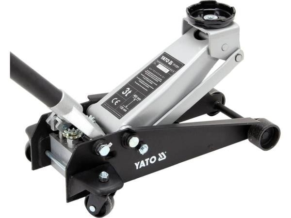 YT17211 Yato Rolling jack 3t 130-465mm professional with double pump