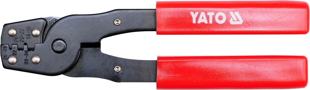 YT2255 Yato Ratchet crimping pliers 0.08-2 mm2