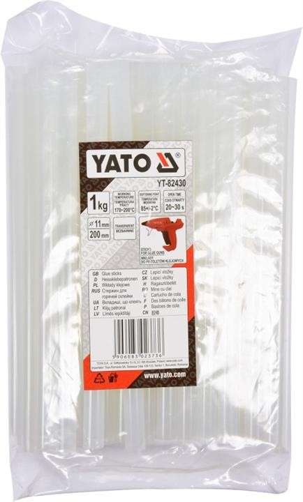 YT82430 Yato Glue sticks transparent, 11x200 mm, 50 pcs