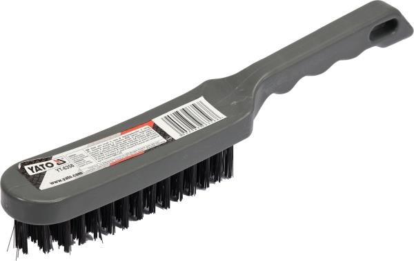 YT6356 Yato Steel wire brush, plastic 6 rows