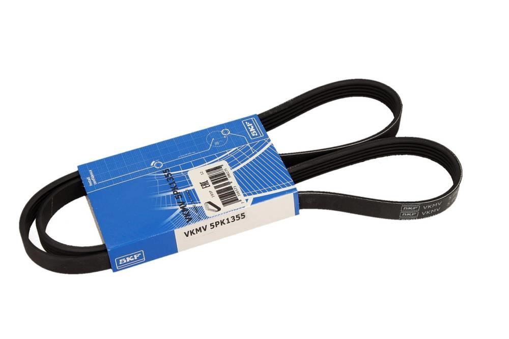 Drive belt Opel Agila: VKMV5PK1355 SKF Poly-V belt 5PK1355