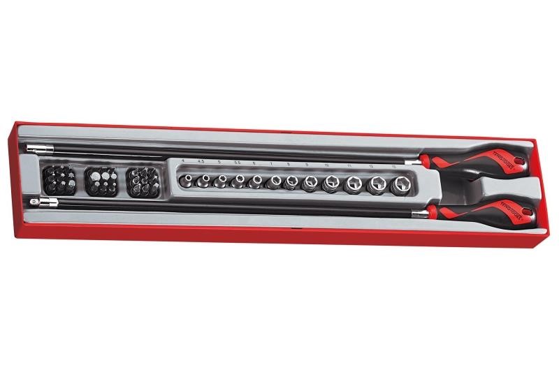 263040107 Teng Tools Set of flexible screwdrivers with bits