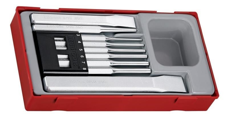69220101 Teng Tools Set of chisels and punches