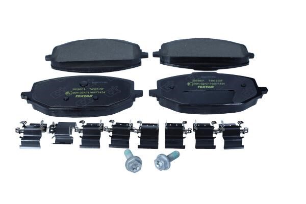 Brake pad DS DS 4: 2658801 Textar Brake pad set