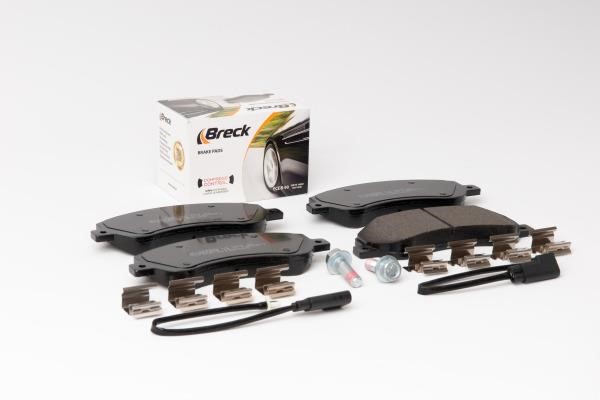 Brake pad set Breck 24484 00 703 10