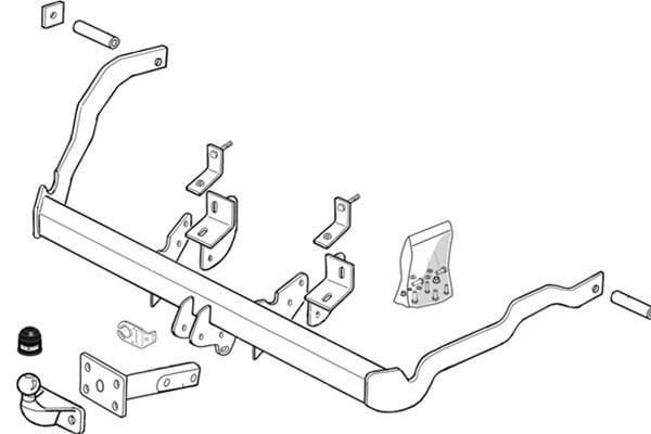 408600 Brink Trailer hitch