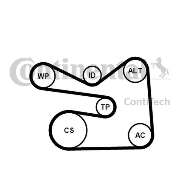 Buy Contitech 6PK1733K3 at a low price in United Arab Emirates!