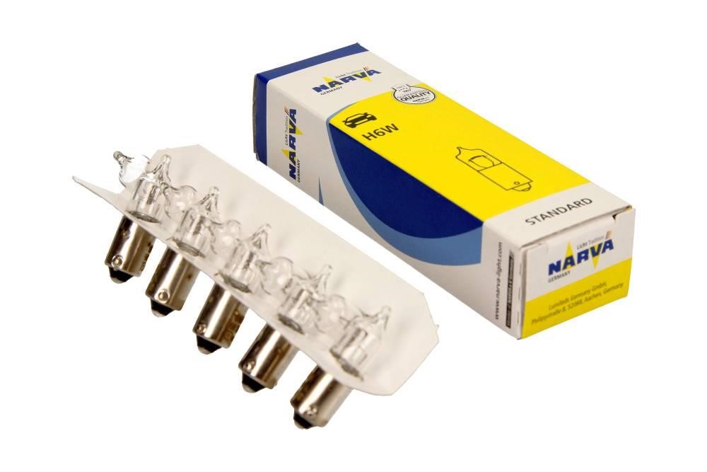 681613000 Narva Glow bulb H6W 12V 6W
