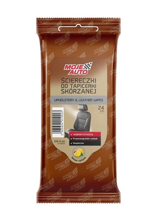 5905694019923 Moje Auto Upholstery & Leaser wipes - Lemon - 24 pcs.