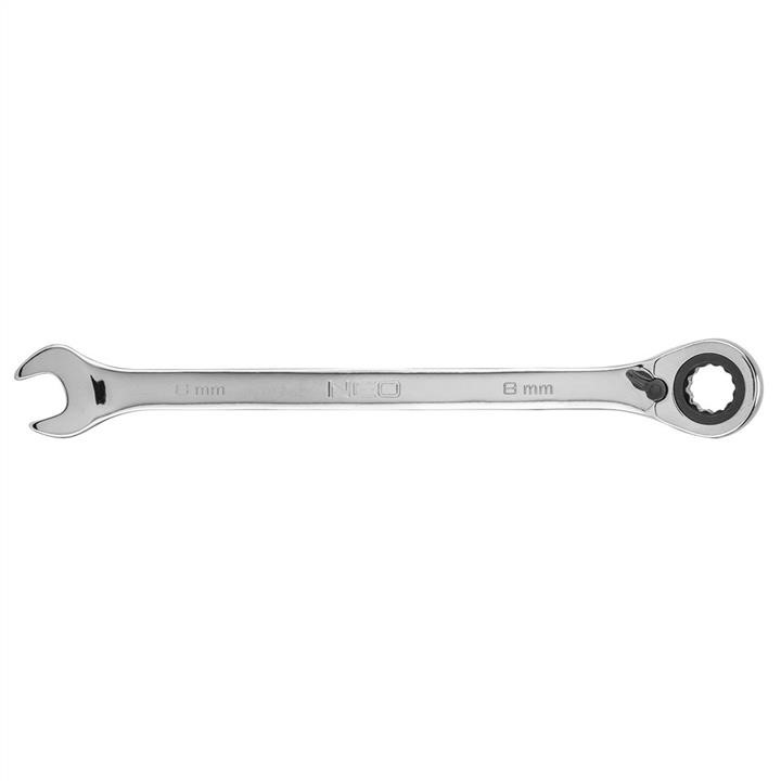 09320 Neo Tools Combination spanner with ratchet 8 mm