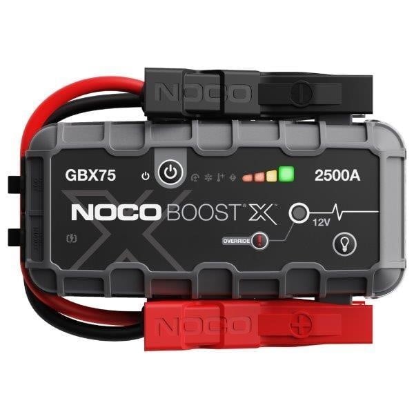 GBX75 Noco Starter NOCO BOOST X GBX75 12V 2500A, UltraSafe Lithium, USB Power Bank (8.5L petrol/6.5L diesel)