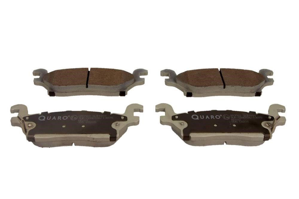 Disc brake pad set Hummer: QP0583 Quaro Front disc brake pads, set