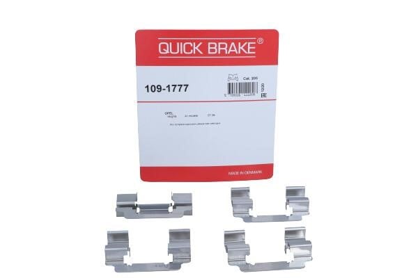 Rear brake pad fitting kit Opel Insignia A: 1091777 Quick brake Brake pad spring