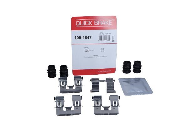 Rear brake pad fitting kit Subaru Levorg: 1091847 Quick brake Brake pad fitting kit