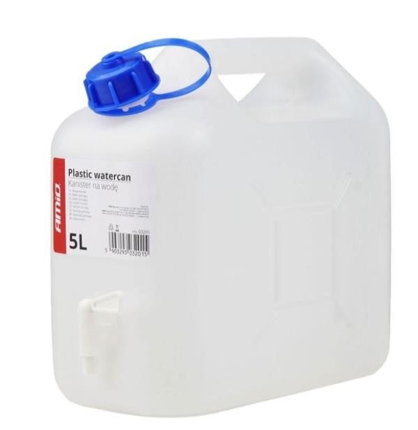 03201 AMiO Watercan with tap 5L plastic