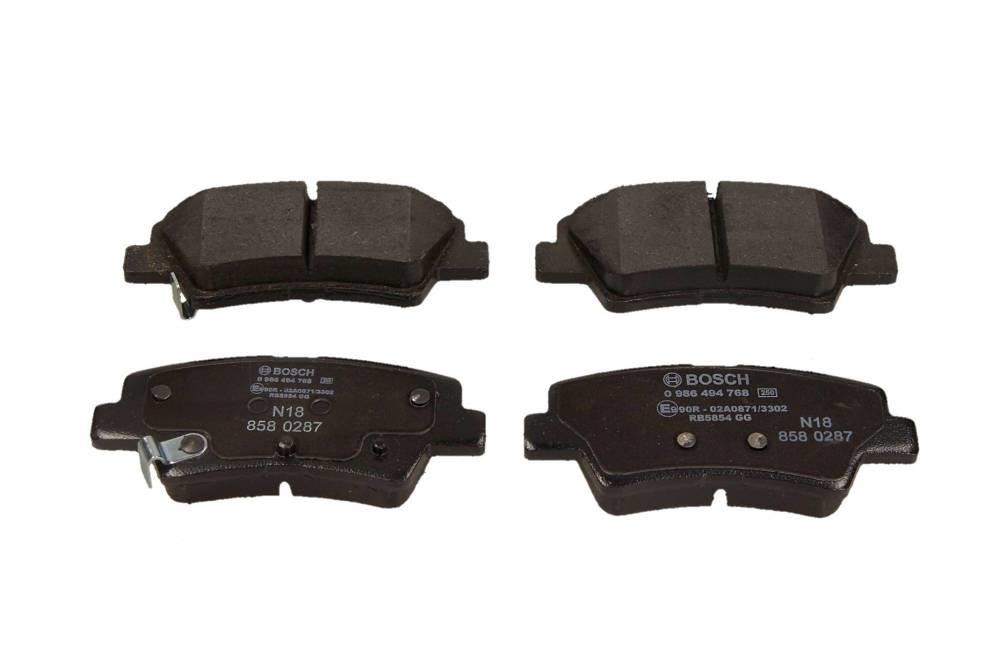 Brake pad KIA Pro Cee'D (Kia Pro Cee'D): 0986494768 Bosch Brake pad set