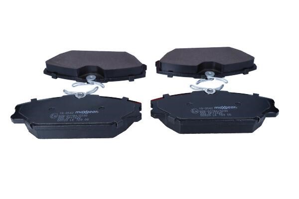 Disc brake pad set Renault Safrane: 190542 Maxgear Brake pad set