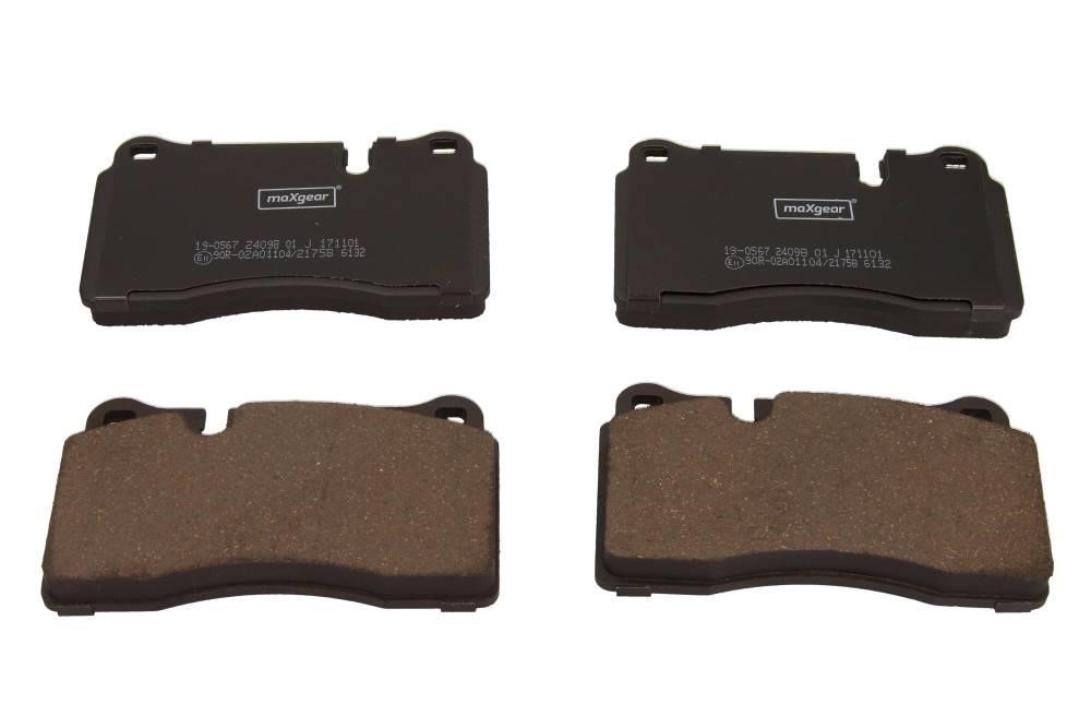Brake pad kit Cupra: 190567 Maxgear Brake pad set