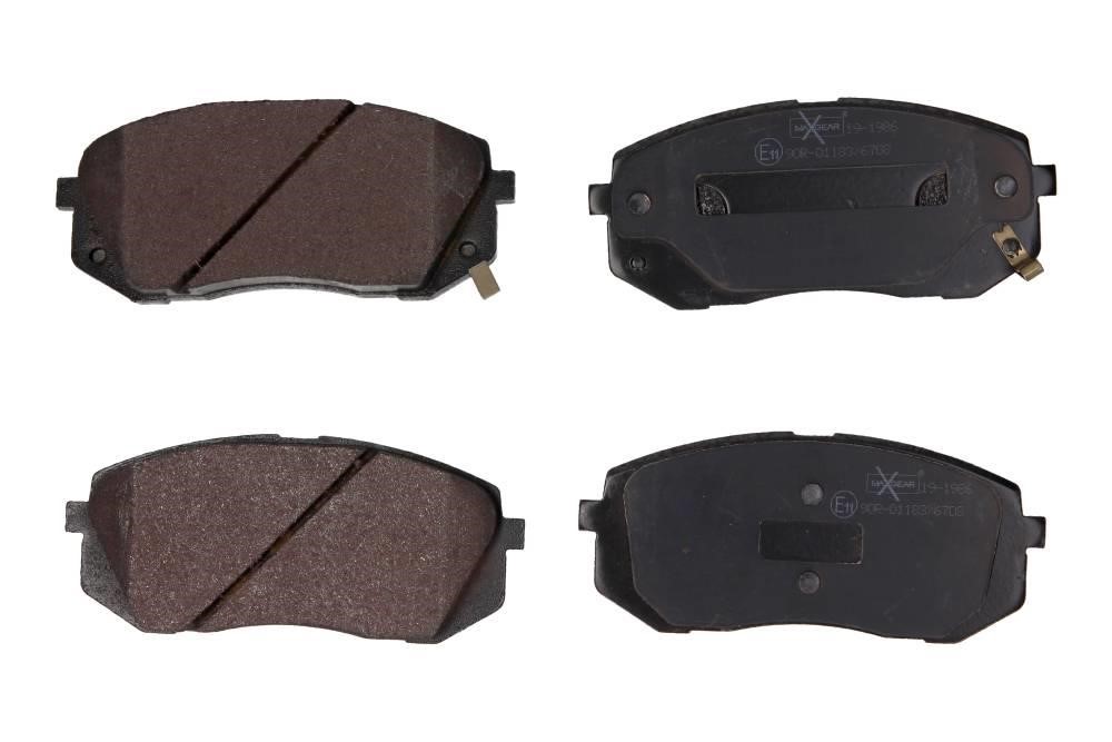 Brake pad KIA Carens (Kia Carens): 191986 Maxgear Brake pad set
