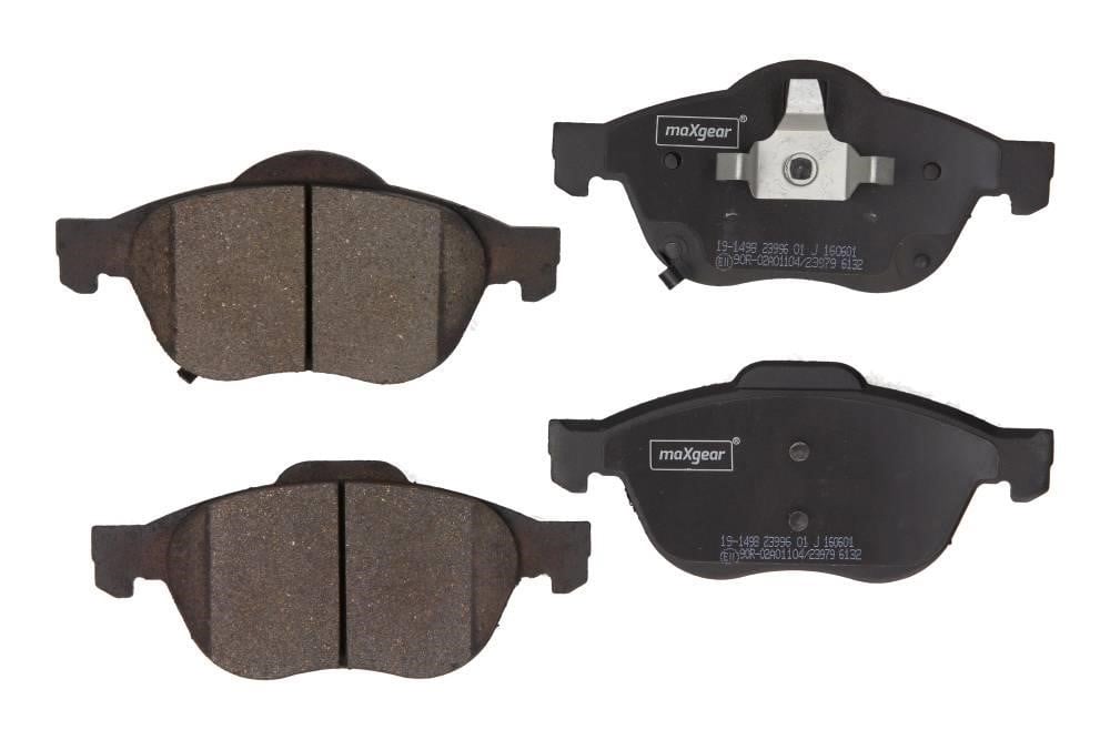 Disc brake pad set Toyota Avensis: 191498 Maxgear Brake pad set