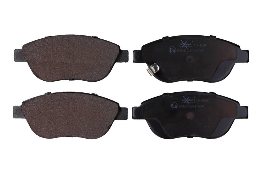Brake pad Opel Corsa D: 191540 Maxgear Brake pad set