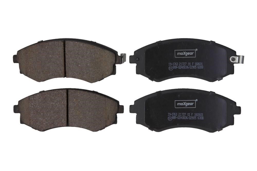 Disc brake pad set Daewoo Korando: 191763 Maxgear Brake pad set