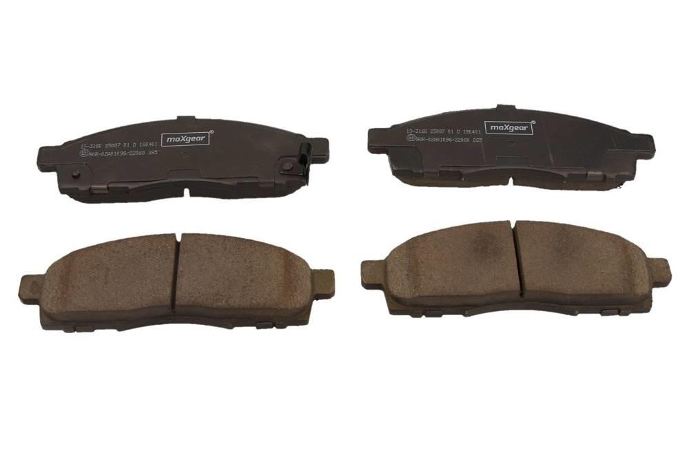 Maxgear 19-3160 Brake pad set 193160 193160 Maxgear Brake pad set