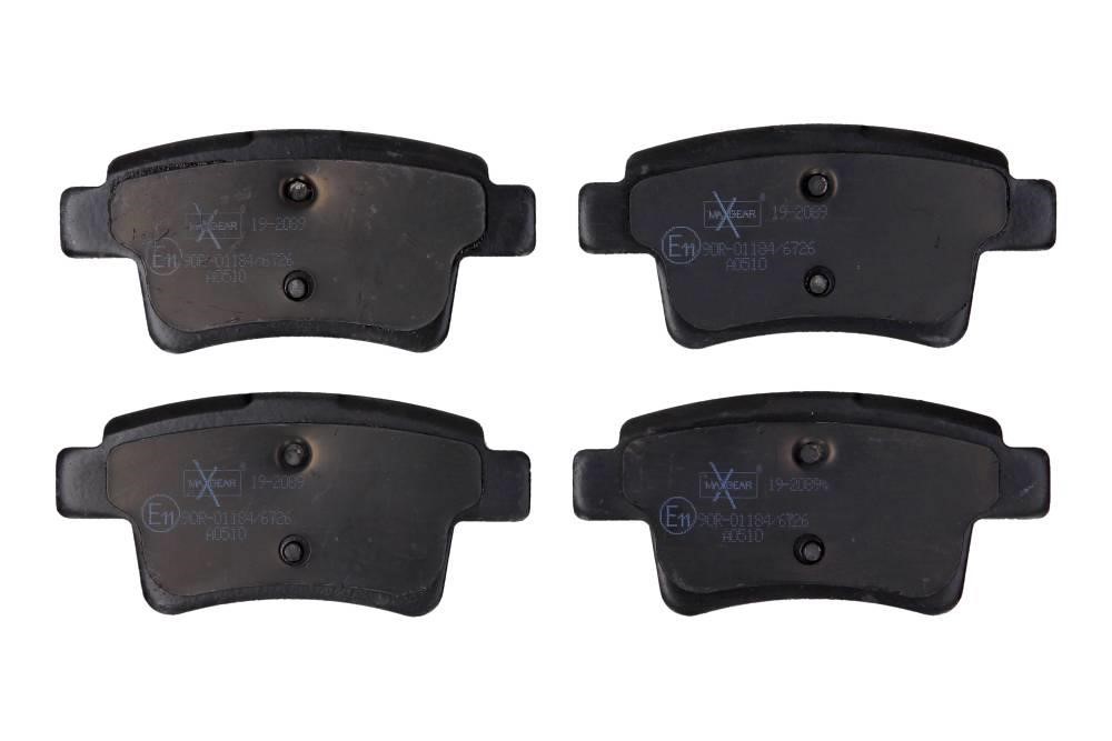 Disc brake pad set Peugeot 408: 192089 Maxgear Brake pad set