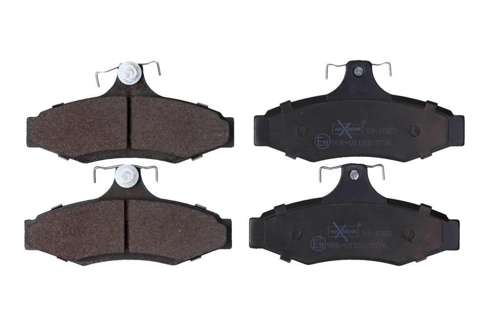 Brake pad Daewoo Rexton: 191083 Maxgear Brake pad set