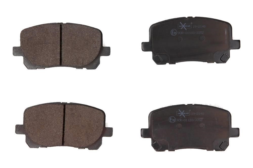 Disc brake pad set Toyota Avensis: 192148 Maxgear Brake pad set