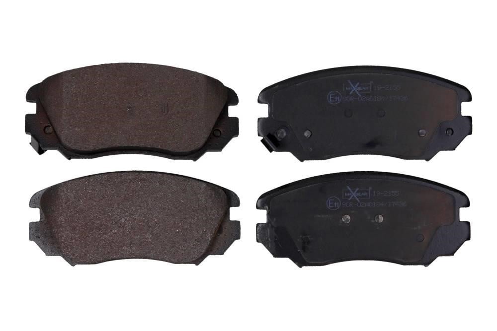 Disc brake pad set GMC Terrain: 192155 Maxgear Brake pad set
