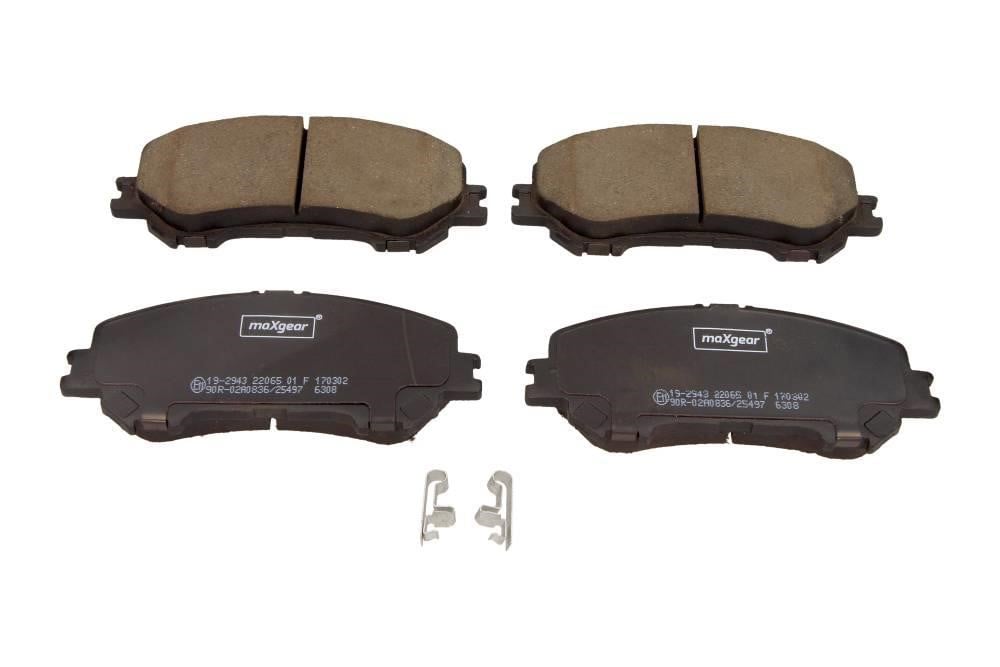 Maxgear 19-2943 Front disc brake pads, set 192943 192943 Maxgear Front disc brake pads, set