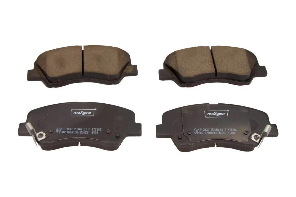 Brake pad Emgrand (Geely) EC7 (Geely Emgrand EC7): 193032 Maxgear Brake pad set