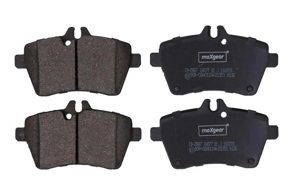 Disc brake pad set Mercedes B-Class: 192887 Maxgear Brake pad set