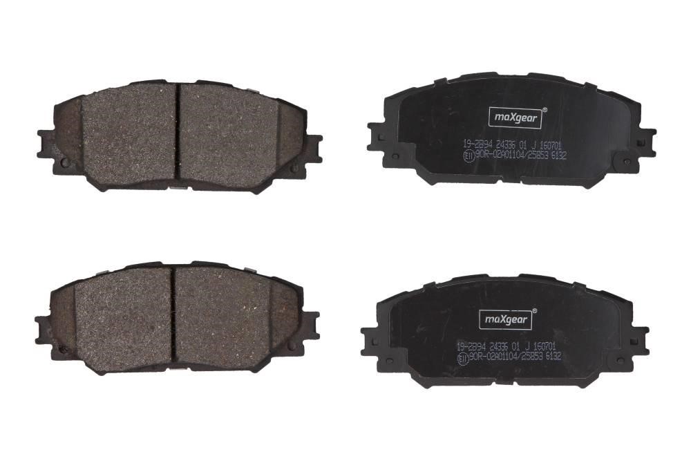 Brake pad kit Toyota Premio: 192894 Maxgear Brake pad set