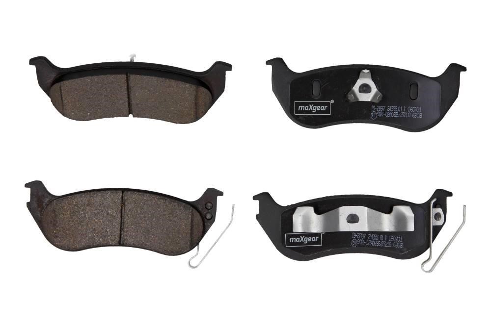 Disc brake pad set Jeep Wrangler: 192897 Maxgear Brake pad set