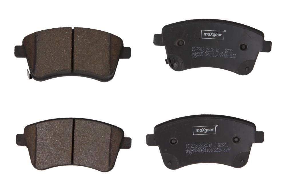 Disc brake pad set KIA Venga (Kia Venga): 192915 Maxgear Brake pad set
