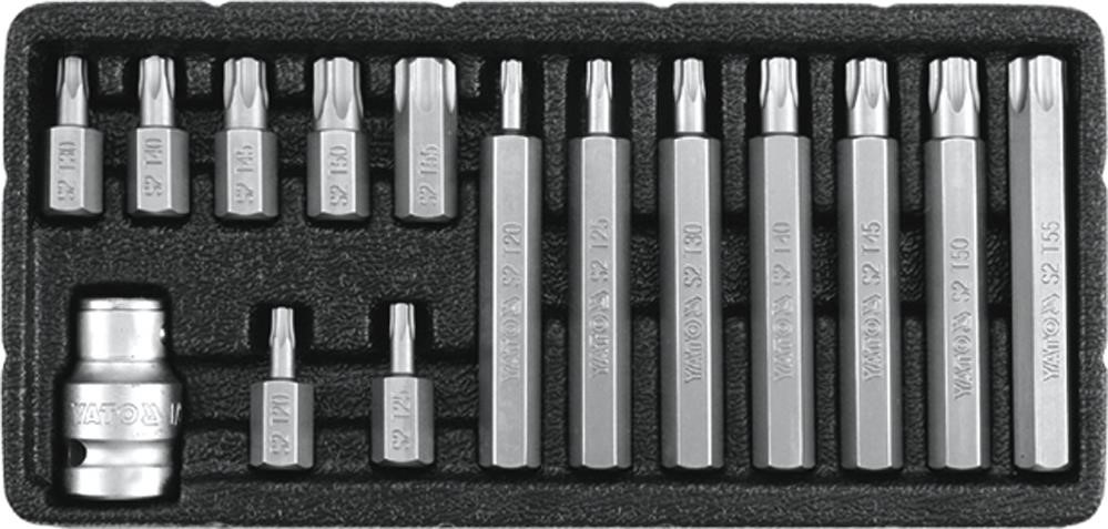 YT0417 Yato Screwdriver bit set torx security 15 pcs