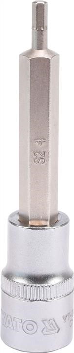 YT04390 Yato Socket bit hex 1/2" 4mm l100mm