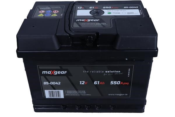 Accumulator battery Ford Fusion: 850042 Maxgear Battery Maxgear 12V 61AH 550A(EN) R+