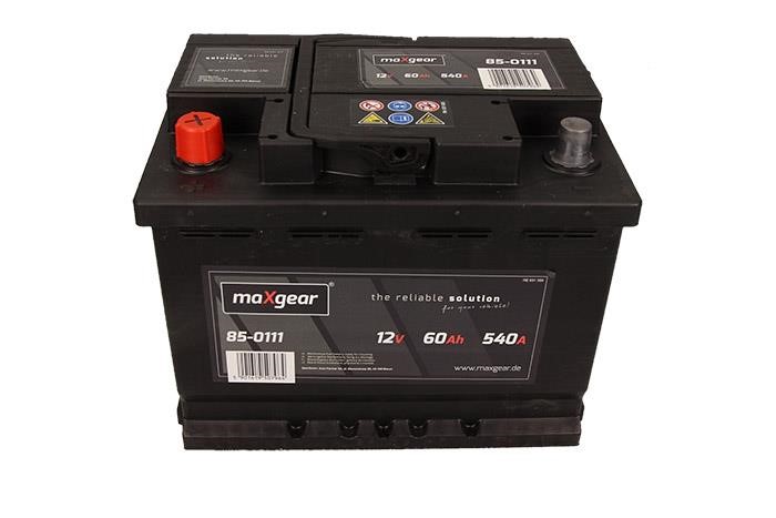 Accu Dacia Duster: 850111 Maxgear Battery Maxgear 12V 60AH 540A(EN) L+