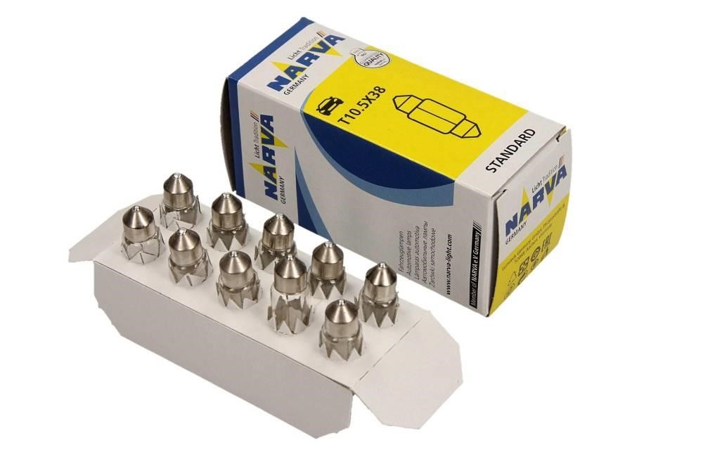 173163000 Narva Glow bulb C10W 12V 10W