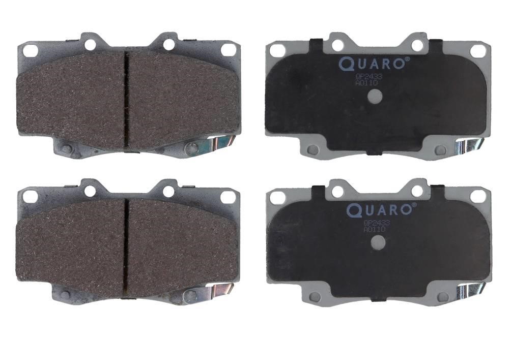 Brake pad kit Toyota Fortuner: QP2433 Quaro Brake pad set
