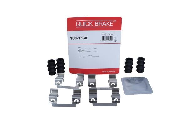 Rear brake pad fitting kit Saab 9-5: 1091830 Quick brake Brake pad fitting kit