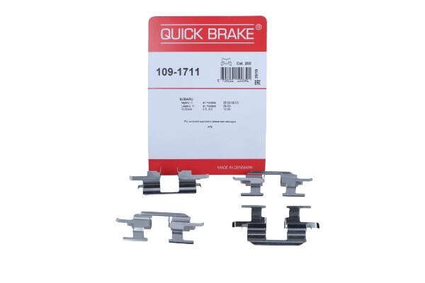 Brake pad accessory kit Subaru Outback: 1091711 Quick brake Brake pad spring