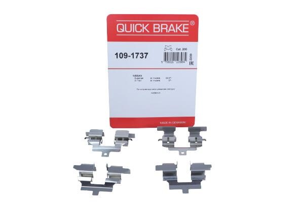 Brake pad fitting accessory Renault Espace: 1091737 Quick brake Brake pad spring