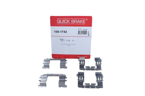 Brake pad accessory kit Subaru: 1091742 Quick brake Brake pad spring