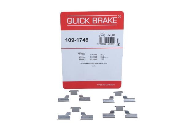 Brake pad fitting accessory Renault Avantime: 1091749 Quick brake Brake pad spring
